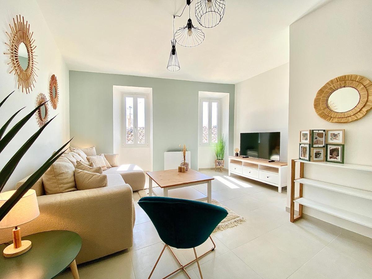 Appartement Montée fleurie à Menton Extérieur photo