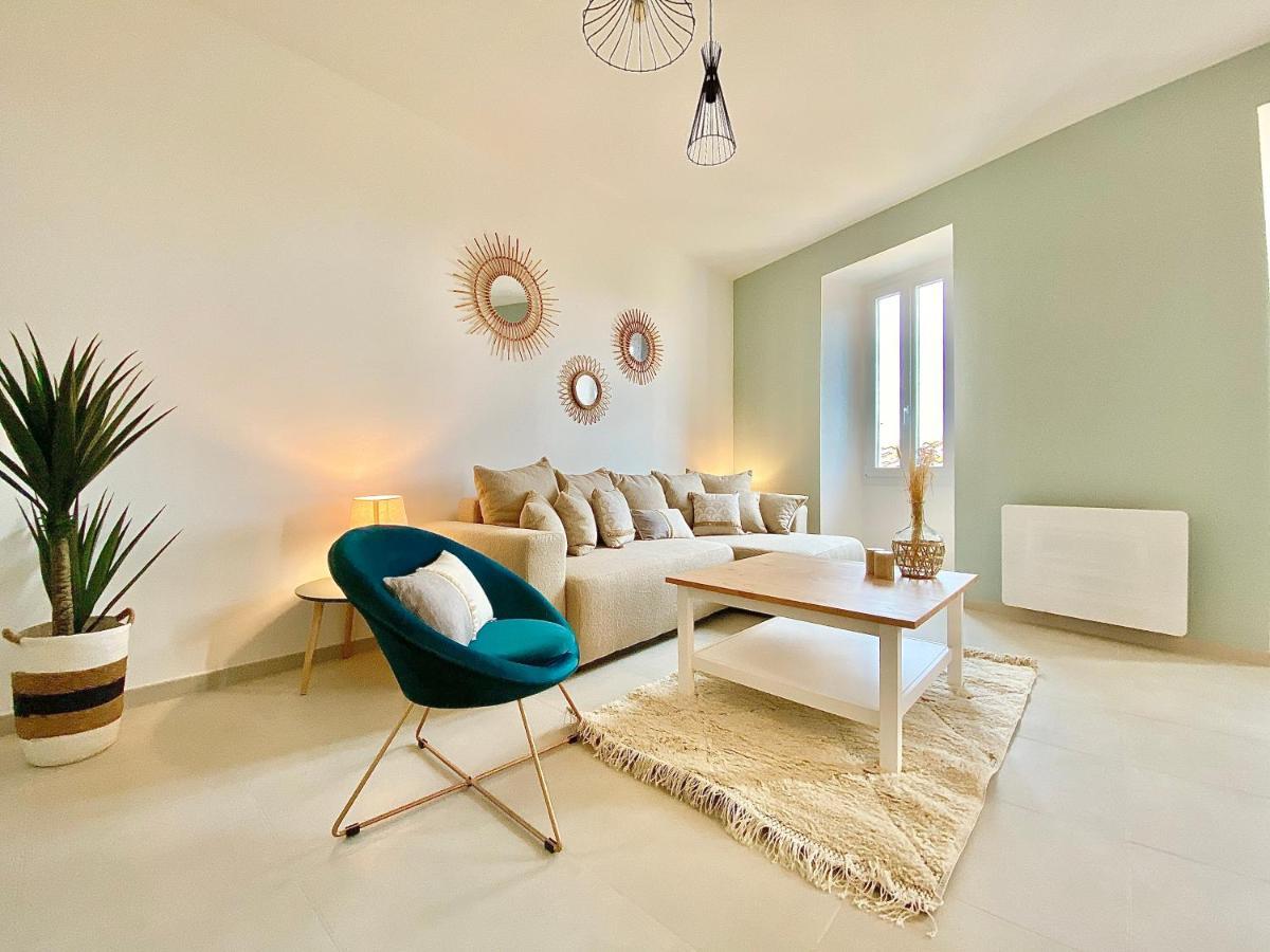 Appartement Montée fleurie à Menton Extérieur photo