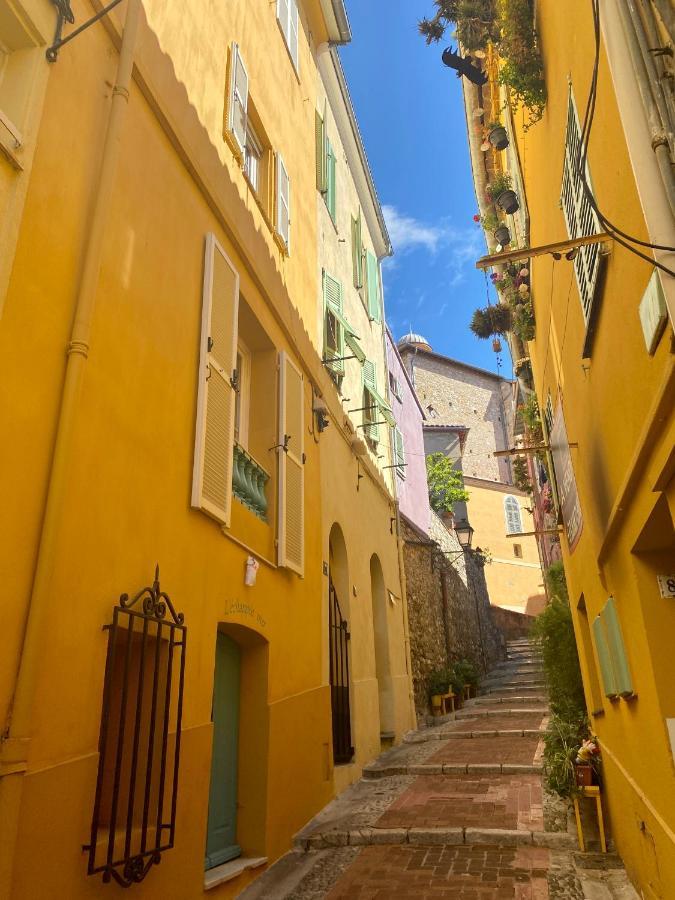 Appartement Montée fleurie à Menton Extérieur photo